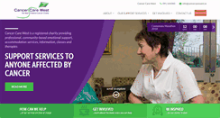 Desktop Screenshot of cancercarewest.ie